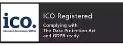 ICO Registered, complying with the Data Protection Act and GDPR ready